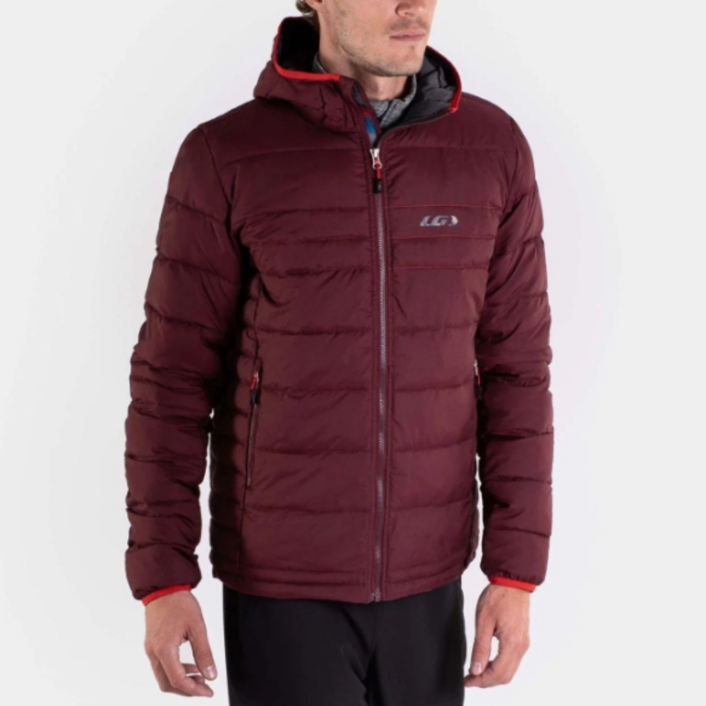 Garneau Burgundy Men's Puffer Jacket